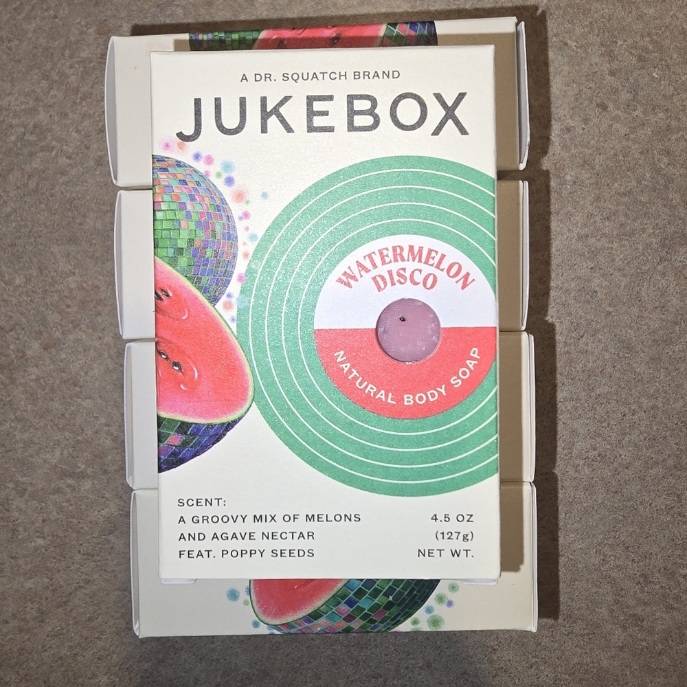5 Bars Dr. Squatch Jukebox Watermelon Disco Soap